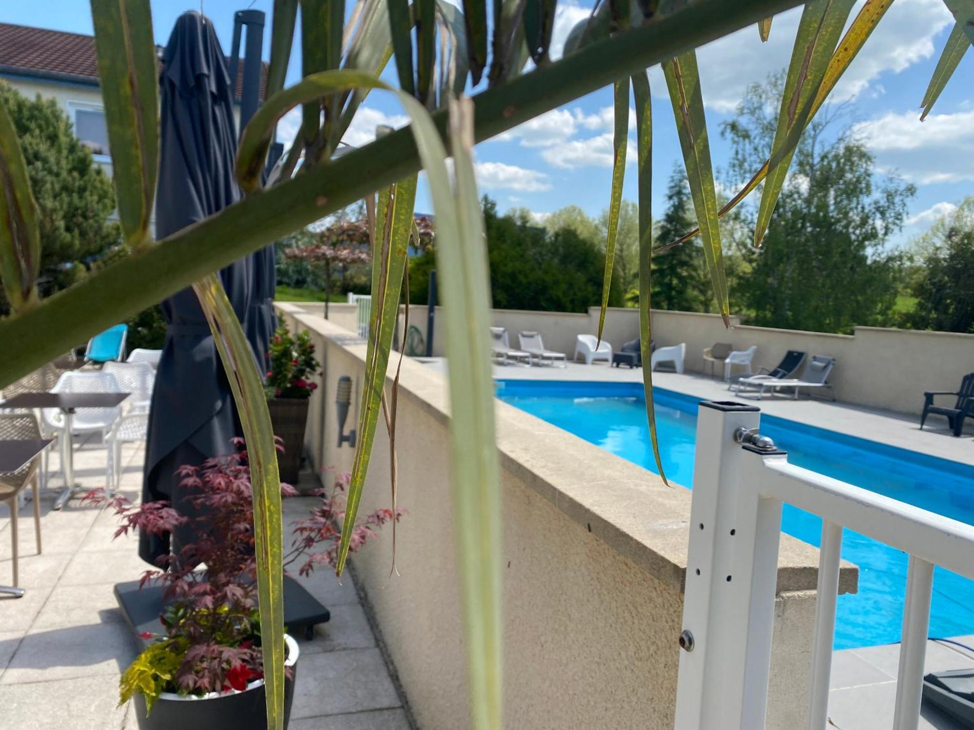 Les Orchidees , Hotel & Restaurant Verdun-sur-Meuse ภายนอก รูปภาพ